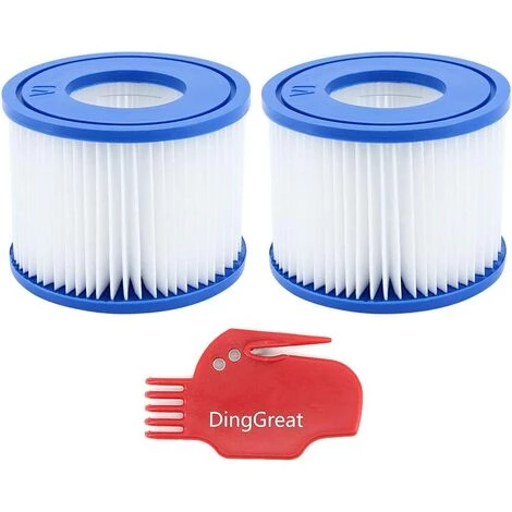 READCLY Lot De 2 Cartouche De Rechange Pour Filtre Bestway Cartouche Filtrante VI Pour Lay-Z-Spa Miami, Vegas, Monaco 2 READCLY Lot De 2 Cartouche De Rechange Pour Filtre Bestway Cartouche Filtrante VI Pour Lay-Z-Spa Miami, Vegas, Monaco – Image 2