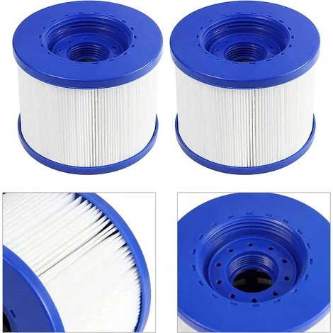 READCLY Lot De 2/4 / 6 Cartouches Filtrantes De Remplacement Pour Spa/Tub, Cartouches De Filtres De Piscine Pour Aqua Spa/B Cool 2 / Be Spa/Ospazia/Hesperide/Sunbay/Water Health/Spark (2 PCS) 5 READCLY Lot De 2/4 / 6 Cartouches Filtrantes De Remplacement Pour Spa/Tub, Cartouches De Filtres De Piscine Pour Aqua Spa/B Cool 2 / Be Spa/Ospazia/Hesperide/Sunbay/Water Health/Spark (2 PCS) – Image 5