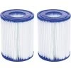 HIASDFLS Lot De 2 Cartouches De Filtre Pour Piscine Intex Type A
