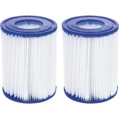 HIASDFLS Lot De 2 Cartouches De Filtre Pour Piscine Intex Type A