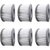 HIASDFLS Lot De 6 Filtres De Jacuzzi Pour Piscines Gonflables Mspa, Version Améliorée, Cartouche De Filtre Compatible Avec Tous Les Jacuzzi Actuels
