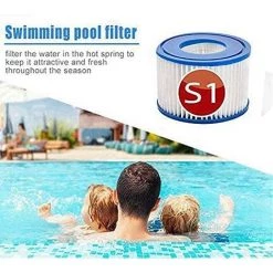 HIASDFLS Cartouches De Filtre De Rechange Piscine Pour Intex S1, Filtre À Pour Remous Pour Purespa 29001E,Filtre Spa - Cartouches De Rechange Pour Piscine,Spa,Baignoire (2Pièces) -Pompe et filtre de piscine Soldes 48541762 5