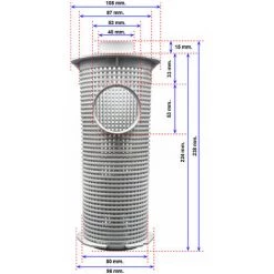 Panier Préfiltre Pompe Piscine Iris Espa -Pompe et filtre de piscine Soldes 49196339 3