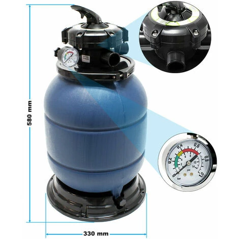 HELLOSHOP26 Cuve Filtrante Bac Filtre à Sable S Wattsimminpool Piscine Filtre Piscine Hors-sol - Or 2 HELLOSHOP26 Cuve Filtrante Bac Filtre à Sable S Wattsimminpool Piscine Filtre Piscine Hors-sol - Or – Image 2