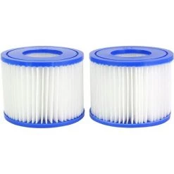 SUPERMARKET Cartouche Filtrante VI Pour Bestway, Hot Tub Filtre, Cartouches De Filtre De Piscine Pour Lay-Z-Spa, Paris, Miami, Vegas, Monaco, Palm Springs, 2 Filtres，Superma
