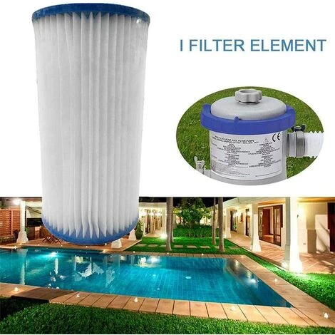 LITZEE Filtres De Piscine Type A/C, Pompe De Filtration De Piscine Gonflable Pompe De Filtre De Piscine De Remplacement Facile à Installer Filtre à Noyau De Filtre Pour Le Nettoyage De La Piscine Adapté Au Type A/(Taille : 1 Paquet) 3 LITZEE Filtres De Piscine Type A/C, Pompe De Filtration De Piscine Gonflable Pompe De Filtre De Piscine De Remplacement Facile à Installer Filtre à Noyau De Filtre Pour Le Nettoyage De La Piscine Adapté Au Type A/(Taille : 1 Paquet) – Image 3