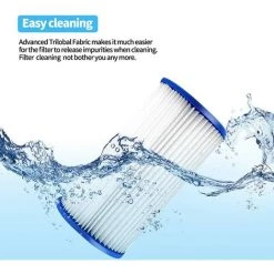 LITZEE Filtres De Piscine Noyau En Papier Type De Filtre A / C Pompe De Filtre De Piscine Pompe De Filtre Nettoyage Facile à Utiliser Utilisation Répétée Pour Le Nettoyage De Piscine Remplacement De Type A O (Taille : 1 Paquet) 7 LITZEE Filtres De Piscine Noyau En Papier Type De Filtre A / C Pompe De Filtre De Piscine Pompe De Filtre Nettoyage Facile à Utiliser Utilisation Répétée Pour Le Nettoyage De Piscine Remplacement De Type A O (Taille : 1 Paquet) -Pompe et filtre de piscine Soldes 51553214 3
