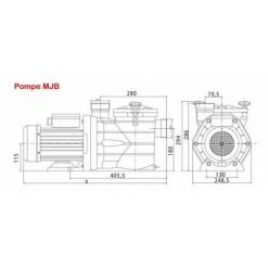 26m3/h Pompe Piscine Auto-amorçante MJB - VIPOOL 6 26m3/h Pompe Piscine Auto-amorçante MJB - VIPOOL -Pompe et filtre de piscine Soldes 51742916 3