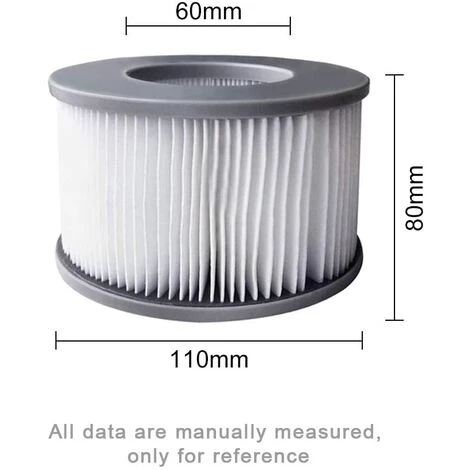 TINOR Lot De 2 Filtres De Rechange Pour Mspa - Pompe à Cartouche Pour Piscines, Sous-Marins Chauds Et Spa 2 TINOR Lot De 2 Filtres De Rechange Pour Mspa - Pompe à Cartouche Pour Piscines, Sous-Marins Chauds Et Spa – Image 2