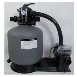 HELIOTRADE Kit De Filtration Complet Pour Piscine 8 M3/H - Pompe + Groupe + Vanne + Connexion -Pompe et filtre de piscine Soldes 52690312 3