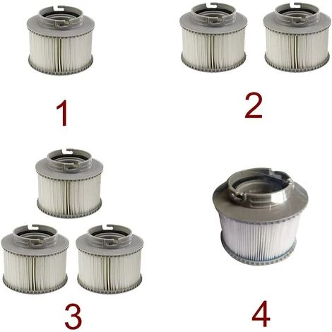 TINOR 3 Spa Filter Cartouches Pour MSpa, Cartouches Filtrantes De Remplacement De Filtres De Piscine Pour Baignoire,Spa,Piscine, Vous Donnant De L'eau Propre Et Fraîche(11*8.5cm) 2 TINOR 3 Spa Filter Cartouches Pour MSpa, Cartouches Filtrantes De Remplacement De Filtres De Piscine Pour Baignoire,Spa,Piscine, Vous Donnant De L'eau Propre Et Fraîche(11*8.5cm) – Image 2