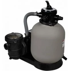 LITZEE Pompes à Filtre à Sable 2 Pcs 600 W 17000 L/h # -Pompe et filtre de piscine Soldes 53840643 3