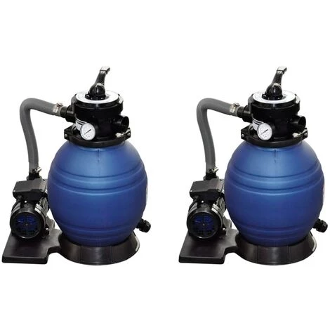LITZEE Pompes à Filtre à Sable 2 Pcs 400 W 11000 L/h # 1 LITZEE Pompes à Filtre à Sable 2 Pcs 400 W 11000 L/h #