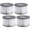 TANABATA Cartouches Filtrantes Pour MSpa Whirlpoo Filtre De Piscine, Filtre Spa Cartouche De Filtre De Piscine, Lot De 4