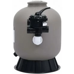 Hommoo Filtre A Sable Pour Piscine Avec Vanne A 6 Voies Gris -Pompe et filtre de piscine Soldes 54154277 3