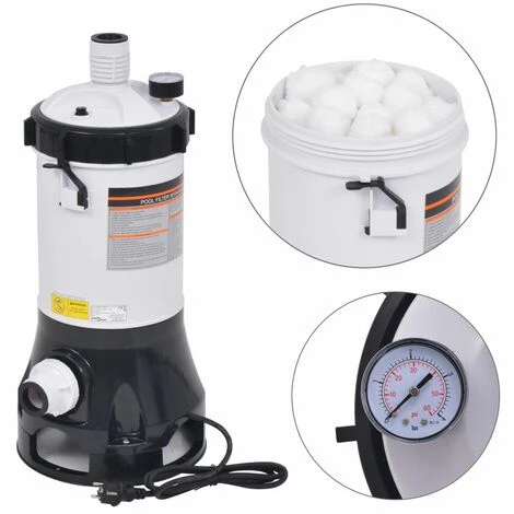 Hommoo Pompe Filtrante De Piscine Intex Bestway 185 W 4,4 M³/h 1 Hommoo Pompe Filtrante De Piscine Intex Bestway 185 W 4,4 M³/h