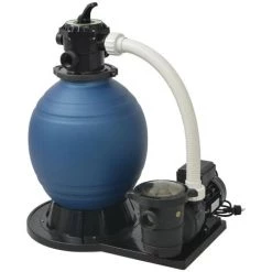 Hommoo Pompe De Filtration A Sable 1000 W 16800 L/h XL -Pompe et filtre de piscine Soldes 54168240 3