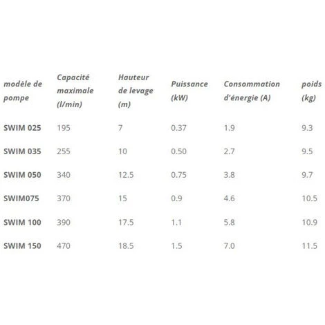 Pompe De Filtration Auto-amorçante Avec Préfiltre / Piscine / SWIM 025 IBO 3 Pompe De Filtration Auto-amorçante Avec Préfiltre / Piscine / SWIM 025 IBO – Image 3