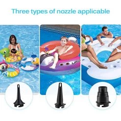 MERKMAK Mini Pompe A Air Electrique Pour Pataugeoire, Pompe A Air Rapide Portable Usb Pour Anneau De Natation Pour Enfant, Gonfleur Et Deflateur A 3 Buses 9 MERKMAK Mini Pompe A Air Electrique Pour Pataugeoire, Pompe A Air Rapide Portable Usb Pour Anneau De Natation Pour Enfant, Gonfleur Et Deflateur A 3 Buses -Pompe et filtre de piscine Soldes 54395986 5
