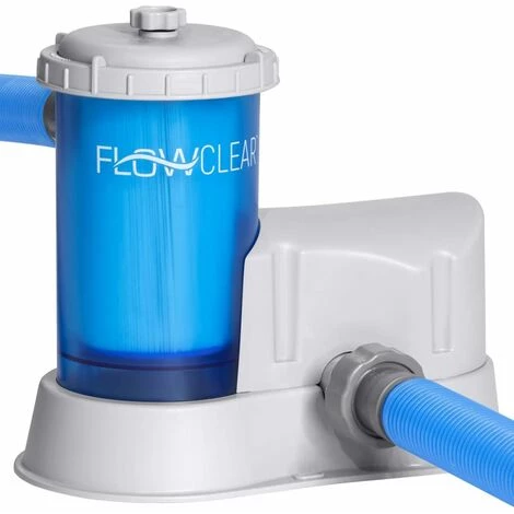 Bestway Pompe Filtrante à Cartouche Transparente Flowclear 2 Bestway Pompe Filtrante à Cartouche Transparente Flowclear – Image 2