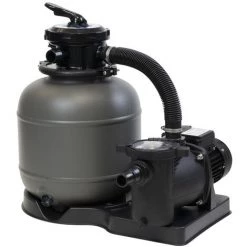 PLANET POOL EDENEA - Groupe De Filtration Piscine Hors Sol - Pompe + Filtre à Sable - Volume 20-25m3-6 M3/h - Puissance 400W - Noir