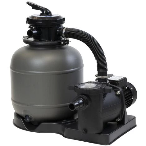 PLANET POOL EDENEA - Groupe De Filtration Piscine Hors Sol - Pompe + Filtre à Sable - Volume 20-25m3-6 M3/h - Puissance 400W - Noir 1 PLANET POOL EDENEA - Groupe De Filtration Piscine Hors Sol - Pompe + Filtre à Sable - Volume 20-25m3-6 M3/h - Puissance 400W - Noir