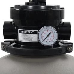 Topdeal Filtre à Sable Pour Piscine Avec Vanne 4 Positions Gris 350 Mm FF91725_FR -Pompe et filtre de piscine Soldes 54841028 3