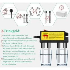 Eau Electrolyseur Test Électrolyse Outils De L'eau Eau Pureté Level Meter Qualité De L'eau Testeur Regard， Fontainebleau -Pompe et filtre de piscine Soldes 55255405 4
