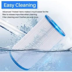 Filtre De Rechange Pour Type A Ou C, Compatible Avec Intex 29000E/59900E, Filtres De Piscine, évasions D'été Ou Vagues D'été Pour Piscines Hors Sol, Lot De 6， Fontainebleau -Pompe et filtre de piscine Soldes 55255491 4