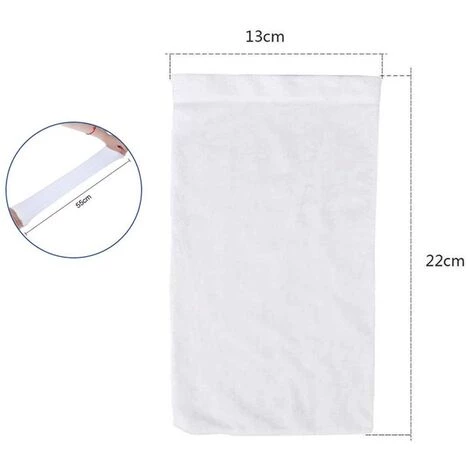 Chaussette Skimmer, Filtre Jetable Pour Skimmer Piscine & Spa Net Skim Nettoyage De Piscine Enlever Les Poils De Chien, Les Petites Particules 30pcs, Fontainebleau 2 Chaussette Skimmer, Filtre Jetable Pour Skimmer Piscine & Spa Net Skim Nettoyage De Piscine Enlever Les Poils De Chien, Les Petites Particules 30pcs, Fontainebleau – Image 2