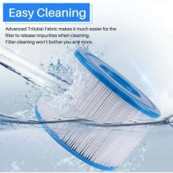 Cartouches De Piscine Type S1 Faciles à Installer 6filtres, Bleu， Fontainebleau -Pompe et filtre de piscine Soldes 55255511 4