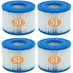 SUPERMARKET Lot De 4 Cartouches De Piscine PureSpa Type S1 Faciles à Installer,Superma,bleu -Pompe et filtre de piscine Soldes 55279650 3