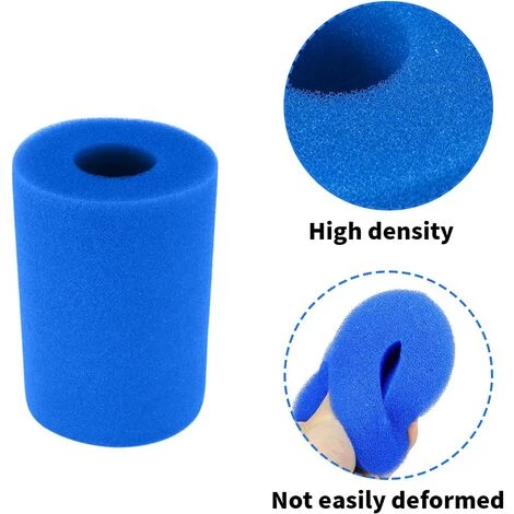 SUPERMARKET Filtre Éponge, Éponge De Cartouche Filtrante, éponge De Filtre De Piscine, Cartouche De Remplacement Lavable Réutilisable, Filtre D'éponge De Filtre De Bain à Remous,Superma,bleu,(1 Pièces 20x10cm) 5 SUPERMARKET Filtre Éponge, Éponge De Cartouche Filtrante, éponge De Filtre De Piscine, Cartouche De Remplacement Lavable Réutilisable, Filtre D'éponge De Filtre De Bain à Remous,Superma,bleu,(1 Pièces 20x10cm) – Image 5