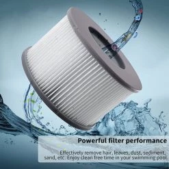 SUPERMARKET Filtre Spa Pour Mspa, Filtres Pour MSpa Piscines Gonflables, Cartouches Filtrantes Pour Spa Gonflable Mspa - Modèle à Partir De 2020 (2pcs)Superma,gris -Pompe et filtre de piscine Soldes 55281300 4