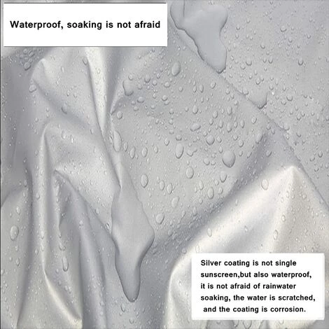 Housse Climatiseur Extérieur Couverture Etanche Climatiseur Housse Anti-poussière Pour La Maison, 94*40*73cm,Fontainebleau 2 Housse Climatiseur Extérieur Couverture Etanche Climatiseur Housse Anti-poussière Pour La Maison, 94*40*73cm,Fontainebleau – Image 2