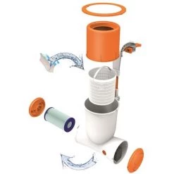 LITZEE Pompe De Filtration Pour Piscine Flowclear Skimatic 2574 L / H # -Pompe et filtre de piscine Soldes 55637412 3