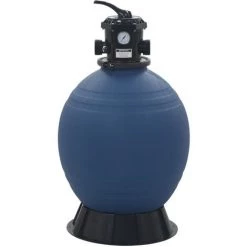 LITZEE Filtre à Sable Pour Piscine Avec Vanne 6 Positions Bleu 560 Mm # 7 LITZEE Filtre à Sable Pour Piscine Avec Vanne 6 Positions Bleu 560 Mm # -Pompe et filtre de piscine Soldes 55637431 3