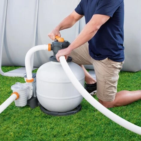 LITZEE Pompe De Filtration à Sable Flowclear 8327 L/h # 2 LITZEE Pompe De Filtration à Sable Flowclear 8327 L/h # – Image 2