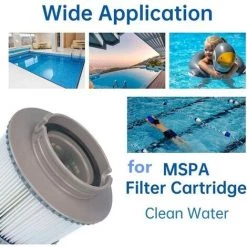 LANGRAY Lot De 6 Filtres De Rechange Pour MSpa FD2089, Cartouche De Filtre Pour Piscine, Et Spas 8 LANGRAY Lot De 6 Filtres De Rechange Pour MSpa FD2089, Cartouche De Filtre Pour Piscine, Et Spas -Pompe et filtre de piscine Soldes 56481605 4