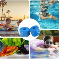 LANGRAY Éponge Filtre S1 Pour Spa,Cartouche Filtre Piscine Pour Intex,Type S1 Pour Intex 29001E Pure Spa,Filtre S1 Spa Pour Intex Réutilisable, Filtre En Mousse Pour Spa, Piscine (4 Pcs) -Pompe et filtre de piscine Soldes 56482105 5