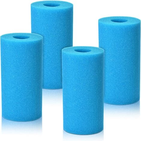 GUAZHUNIFR 4 Pièces Éponge Filtrante Type A, Cartouche De Filtre En Mousse, Mousse Pour Filtre Piscine, Réutilisables Et Lavables, Filtre En Mousse Pour Spa, Piscine, Jacuzzi,GU.B/bon 1 GUAZHUNIFR 4 Pièces Éponge Filtrante Type A, Cartouche De Filtre En Mousse, Mousse Pour Filtre Piscine, Réutilisables Et Lavables, Filtre En Mousse Pour Spa, Piscine, Jacuzzi,GU.B/bon