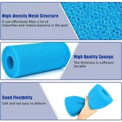 GUAZHUNIFR 4 Pièces Éponge Filtrante Type A, Cartouche De Filtre En Mousse, Mousse Pour Filtre Piscine, Réutilisables Et Lavables, Filtre En Mousse Pour Spa, Piscine, Jacuzzi,GU.B/bon 8 GUAZHUNIFR 4 Pièces Éponge Filtrante Type A, Cartouche De Filtre En Mousse, Mousse Pour Filtre Piscine, Réutilisables Et Lavables, Filtre En Mousse Pour Spa, Piscine, Jacuzzi,GU.B/bon -Pompe et filtre de piscine Soldes 56626832 4