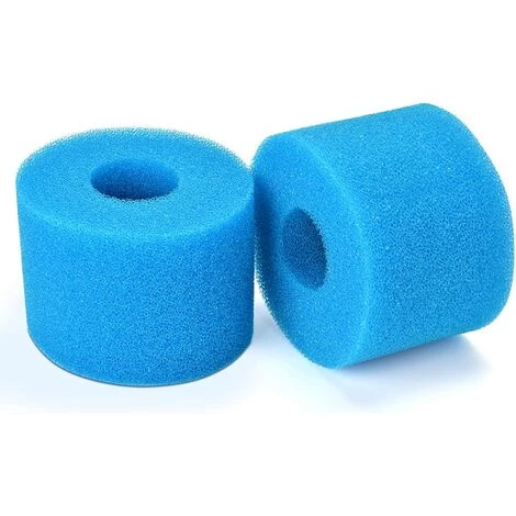 LONGZIMING 2 Pièces Éponge Filtrante Type S1, Cartouche De Filtre En Mousse, Mousse Pour Filtre Piscine, Réutilisables Et Lavables, Filtre En Mousse Pour Spa, Piscine, Jacuzzi 1 LONGZIMING 2 Pièces Éponge Filtrante Type S1, Cartouche De Filtre En Mousse, Mousse Pour Filtre Piscine, Réutilisables Et Lavables, Filtre En Mousse Pour Spa, Piscine, Jacuzzi