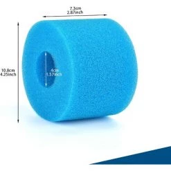 LONGZIMING 2 Pièces Éponge Filtrante Type S1, Cartouche De Filtre En Mousse, Mousse Pour Filtre Piscine, Réutilisables Et Lavables, Filtre En Mousse Pour Spa, Piscine, Jacuzzi 7 LONGZIMING 2 Pièces Éponge Filtrante Type S1, Cartouche De Filtre En Mousse, Mousse Pour Filtre Piscine, Réutilisables Et Lavables, Filtre En Mousse Pour Spa, Piscine, Jacuzzi -Pompe et filtre de piscine Soldes 56761932 3