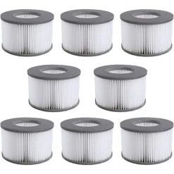 LONGZIMING Mscomft Lot De 4 Filtres De Rechange Pour MSPA Whirlpool Filter - Cartouches Filtrantes Pour Sous-bateaux Et Spa Chauds - Pour Piscines Gonflables - Modèle à Partir De 2020