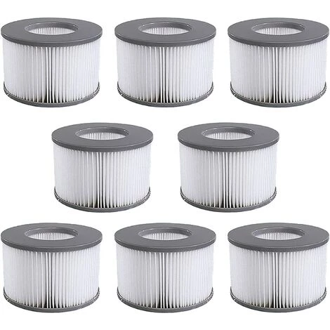 LONGZIMING Mscomft Lot De 4 Filtres De Rechange Pour MSPA Whirlpool Filter - Cartouches Filtrantes Pour Sous-bateaux Et Spa Chauds - Pour Piscines Gonflables - Modèle à Partir De 2020 1 LONGZIMING Mscomft Lot De 4 Filtres De Rechange Pour MSPA Whirlpool Filter - Cartouches Filtrantes Pour Sous-bateaux Et Spa Chauds - Pour Piscines Gonflables - Modèle à Partir De 2020