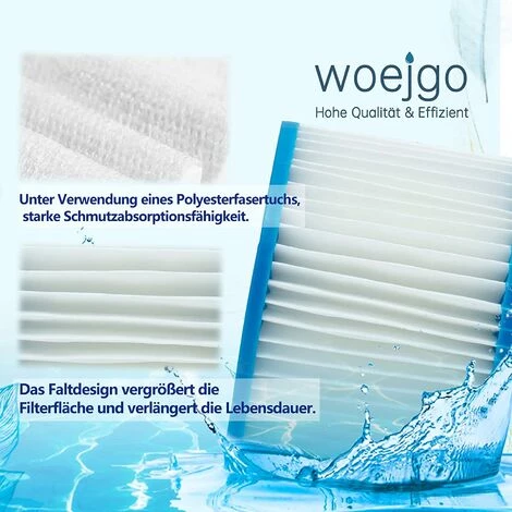 LONGZIMING Lot De 8 Cartouches Filtrantes Pour Piscine De Type VI Pour Bestway Taille 6-58323 3 LONGZIMING Lot De 8 Cartouches Filtrantes Pour Piscine De Type VI Pour Bestway Taille 6-58323 – Image 3