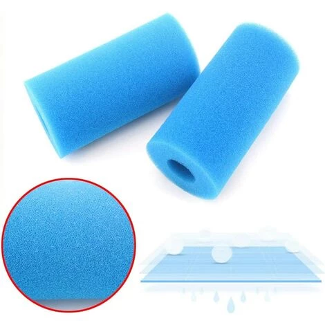 ALMI Lot De 2 Filtres En Mousse Pour Piscine Intex Type A Réutilisables Et Lavables 5 ALMI Lot De 2 Filtres En Mousse Pour Piscine Intex Type A Réutilisables Et Lavables – Image 5