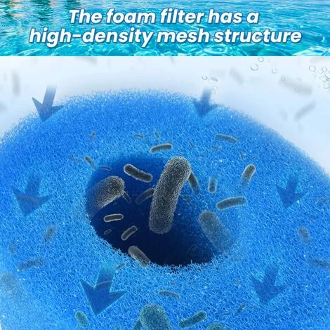 ALMI 4 Pièces Filtre En Mousse Pour Spa, Éponge Filtrante Type A,Filtre En Mousse,Cartouche De Filtre En Mousse Réutilisables Et Lavables,Mousse Pour Piscine,Spa,Jacuzzi (10.8 * 7.3 * 4) 4 ALMI 4 Pièces Filtre En Mousse Pour Spa, Éponge Filtrante Type A,Filtre En Mousse,Cartouche De Filtre En Mousse Réutilisables Et Lavables,Mousse Pour Piscine,Spa,Jacuzzi (10.8 * 7.3 * 4) – Image 4