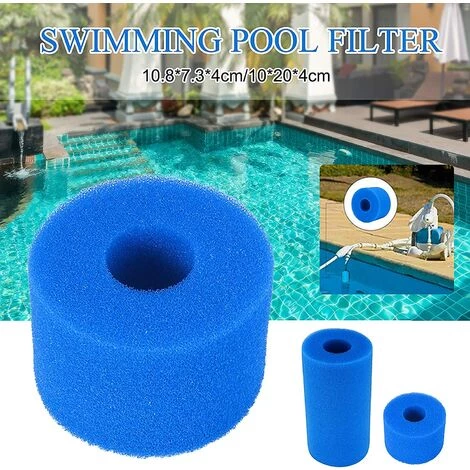 ALMI Éponge De Filtre De Piscine, éponge De Cartouche Filtrante Pour Filtre Intex De Type S1, Réutilisable Et Lavable, Filtre De Piscine Pour Accessoires De Nettoyage De Piscine Nettoyage De Spa, 4PC 3 ALMI Éponge De Filtre De Piscine, éponge De Cartouche Filtrante Pour Filtre Intex De Type S1, Réutilisable Et Lavable, Filtre De Piscine Pour Accessoires De Nettoyage De Piscine Nettoyage De Spa, 4PC – Image 3